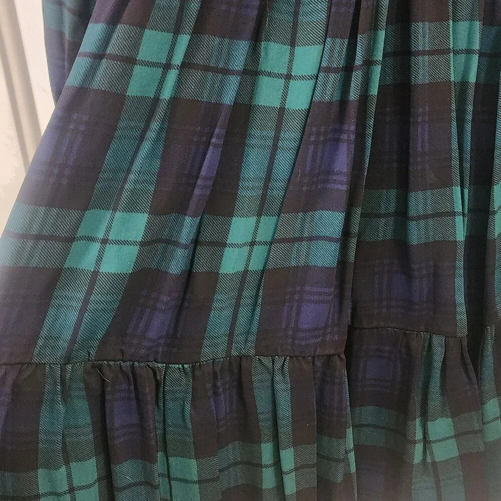 J.Crew Black watch tartan plaid Dress in US Size 2